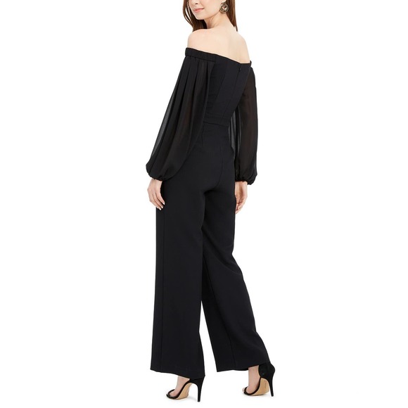 Petite Off-The-Shoulder Jumpsuit - Picture 3 of 13